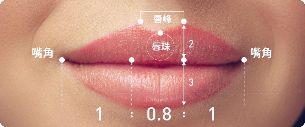 黃金比例唇形