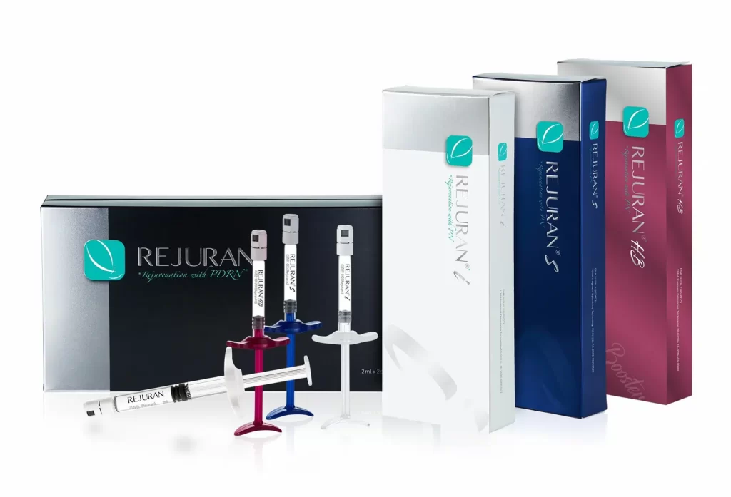 Rejuran Healer、Rejuran S 和 Rejuran HB:PDRN 復原註射劑。
