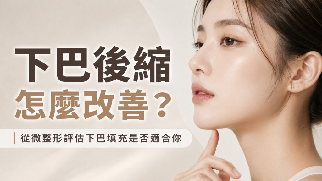 下巴後縮怎麼改善？微整形評估下巴填充是否適合你