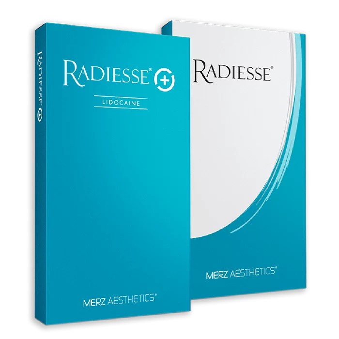晶亮瓷 Radiesse 包裝盒。再生針療程參考。