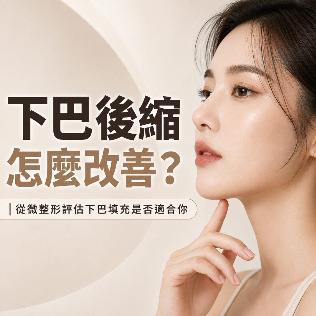 下巴後縮怎麼改善？從微整形評估下巴填充是否適合你