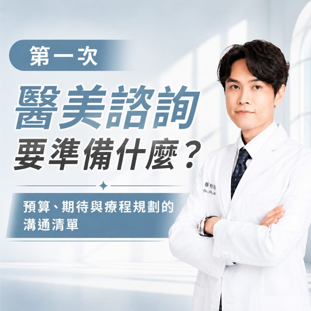 第一次醫美諮詢要準備什麼？預算、期待與療程規劃的溝通清單